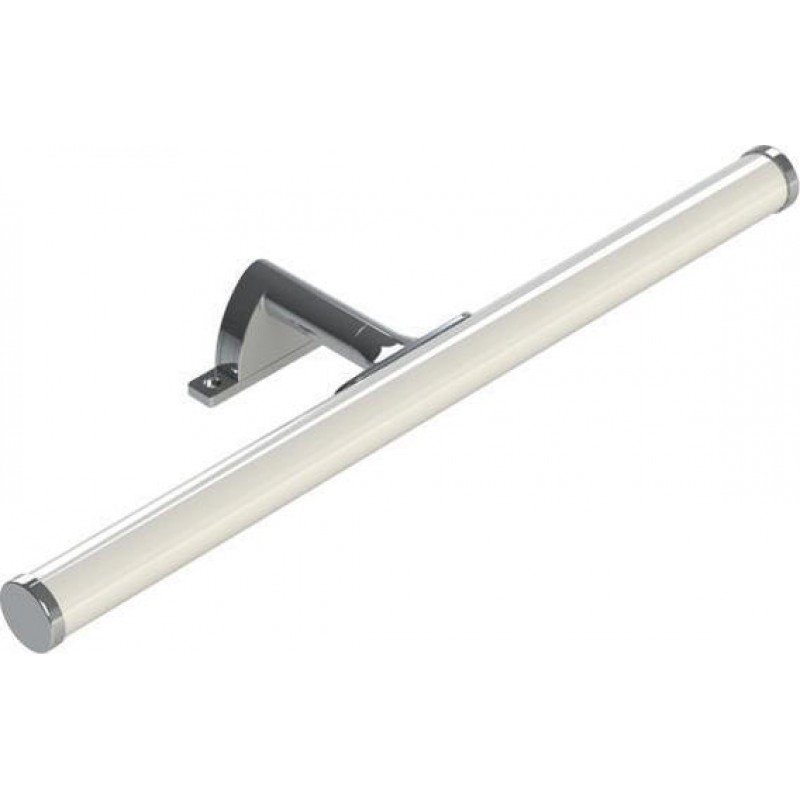 Eurolamp 145-21505 Led Φωτιστικό Μπάνιου 6W Νίκελ 3000K Στεγανό IP44